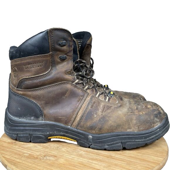 Lincoln Outfitters Premium Steel Toe Leather Work Boots Men\'s 13 W